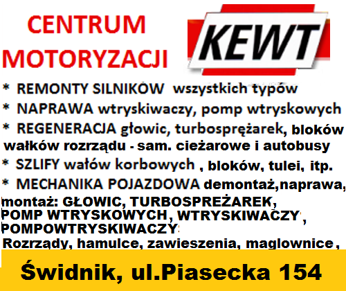 Logo firmy KEWT Centrum Motoryzacji