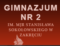 Logo firmy Gimnazjum Nr 2 im. mjr. Stanisława Sokołowskiego  w Zakręciu